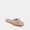 Shu Shop Women's Andrea Slip-on Mule In Nude Snake