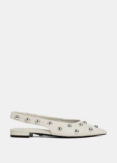 Shu Shop Women's Arizona Flat In Bone In White