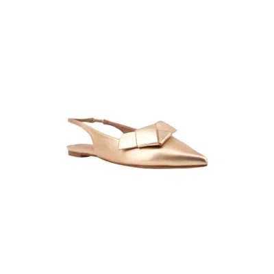 Shu Shop Women's Audrey Sling Back Ballet Flats In Gold