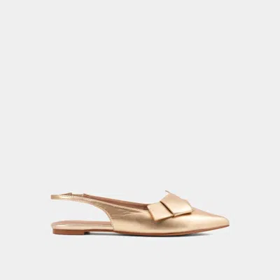 Shu Shop Women's Audrey Slingback Flats In Gold