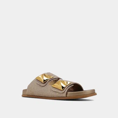Shu Shop Women's Bernarda Woven Sandal In Gold