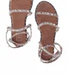 Shu Shop Women's Bimba Studded Sandal In Nude In Multi
