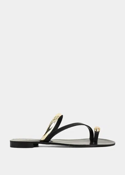 Shu Shop Women's Brenda Flat Sandal In Black