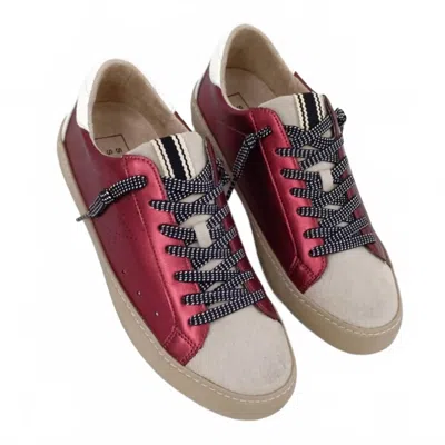 Shu Shop Women's Casual Sneaker In Metallic Red In Multi