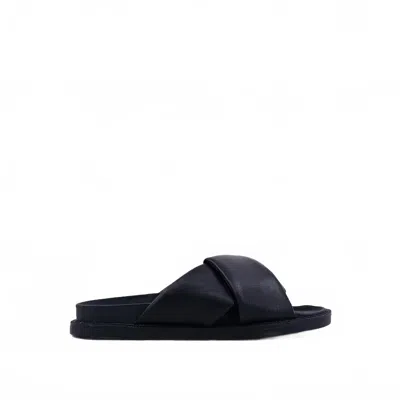Shu Shop Women's Claire Cross Front Sandal In Black