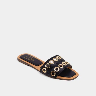 Shu Shop Women's Codie Gold Sandals In Black