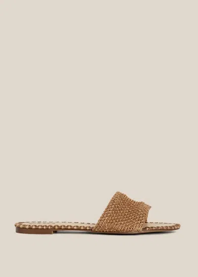 Shu Shop Women's Dixie Slide Sandal In Taupe In Grey