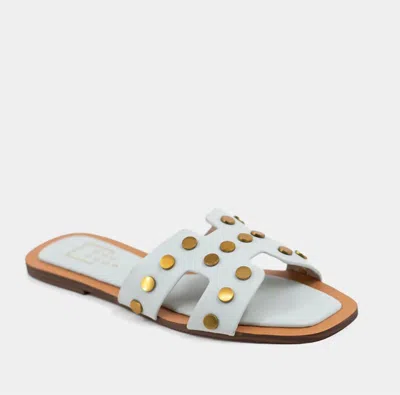 Shu Shop Women's Donatella Flat Sandals In Mint In Green