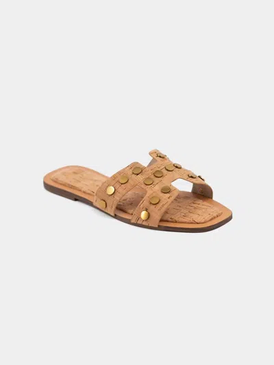 Shu Shop Women's Donatella Slide In Cork In Brown