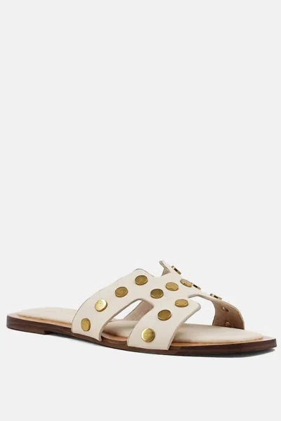 Shu Shop Women's Donatella Slides In Bone In White
