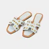 Shu Shop Women's Donatella Slides In Mint In Blue