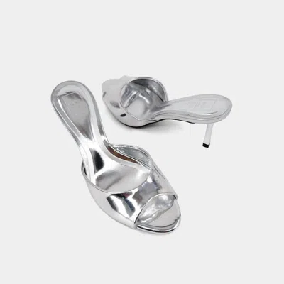 Shu Shop Women's Elaine Kitten Heel In Silver