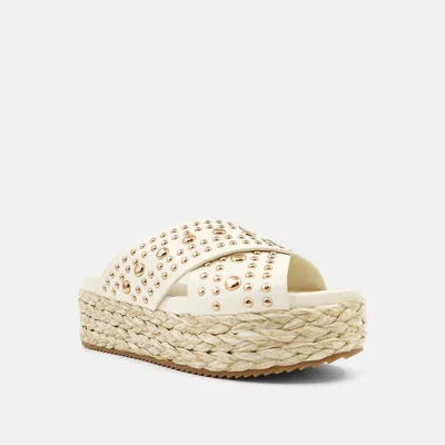 Shu Shop Women's Espadrille Wedge Sandals In Bone