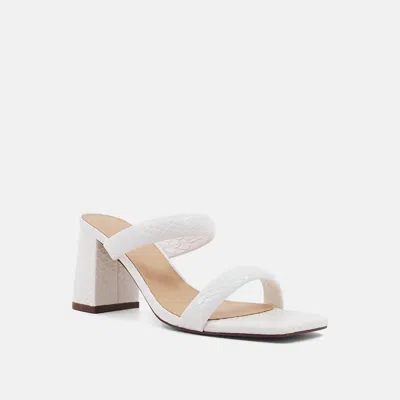 Shu Shop Women's Farah Heels In Off White Snake In Multi