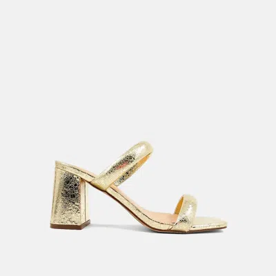 Shu Shop Women's Farah Metallic Heel In Gold
