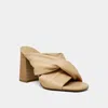 Shu Shop Women's Fiji Slip-on Sandal In Nude In Brown