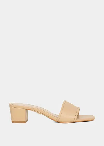 Shu Shop Women's Finley Heeled Slide Sandal In Nude In Black