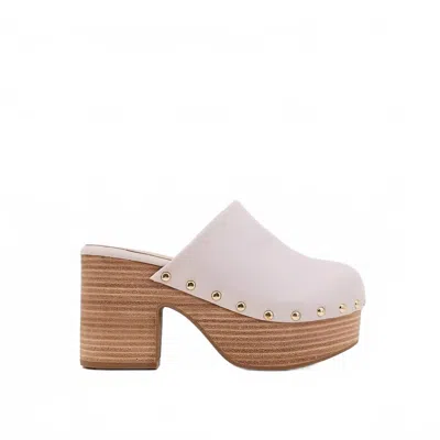 Shu Shop Women Gigi Block Wedge In Mushroom In Gray