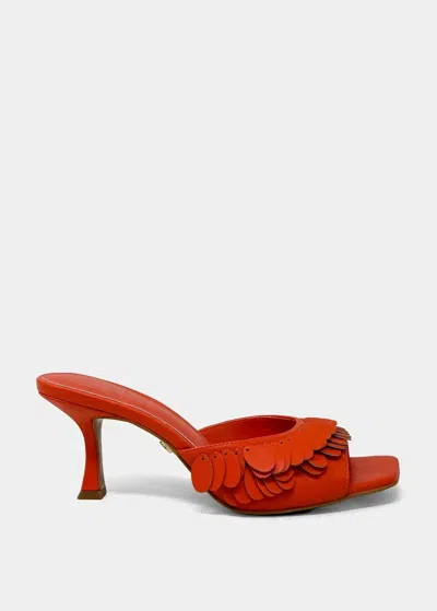 Shu Shop Women's Grace Open-toe Slide Sandals In Orange