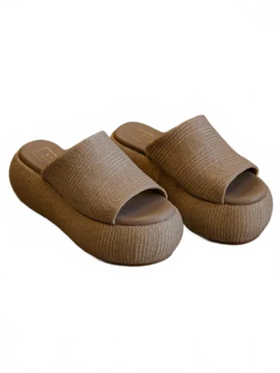 Shu Shop Women's Ilana Wedge Sandals In Taupe In Brown