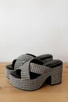 Shu Shop Women Imelda Platform Heel In Black + White In Multi
