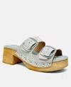 Shu Shop Women's Juno Clogs In Sage In Multi