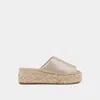 Shu Shop Women's Lizzie Wedge Sandal In Gold In Brown