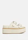 Shu Shop Women's Lucinda Platform Sandal In Stone In White