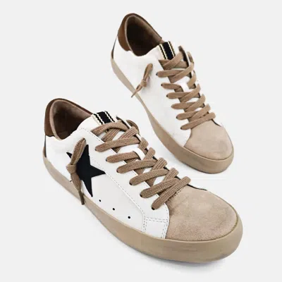 Shu Shop Women's Pamela Brown Gold Star Sneaker In Animal Print