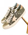 Shu Shop Women's Paris Sneakers In Olive Green In Animal Print