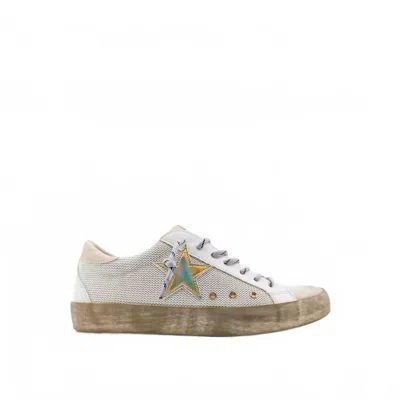 Shu Shop Women's Paula Sneaker In Bone Mesh In Multi