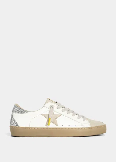 Shu Shop Women's Paula Sneaker In Silver Grey In White