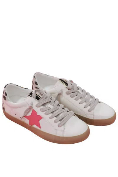 Shu Shop Women's Paula Sneakers In Bright Pink In White
