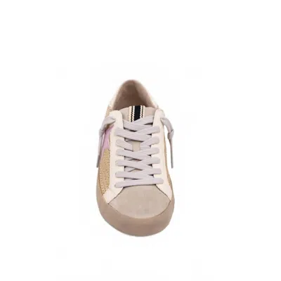 Shu Shop Women's Paula Woven Sneaker In Gold