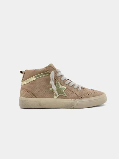 Shu Shop Women's Paulina High Top Sneaker In Taupe In Brown