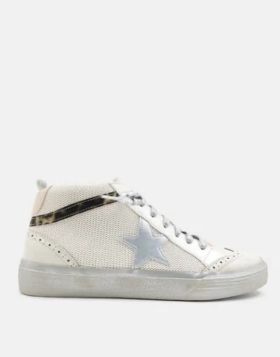 Shu Shop Women's Paulina Low Top Sneaker In Bone Mesh In Gray