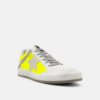 Shu Shop Women's Paz Sneaker In Neon Yellow In Gray