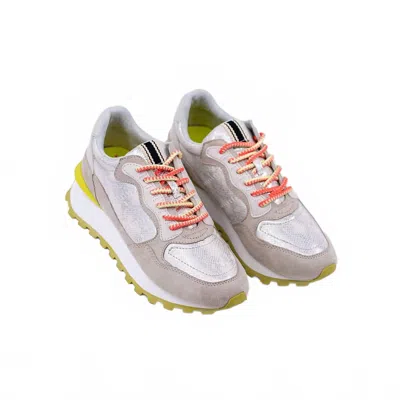 Shu Shop Women's Phoebe Sneakers In Silver Snake In Multi