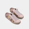 Shu Shop Women's Polka Multi-stripe Sneaker In Beige In Nude