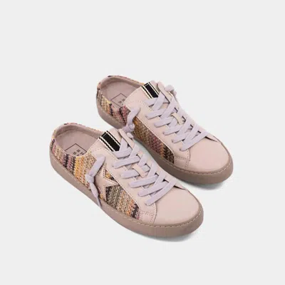 Shu Shop Women's Polka Multi-stripe Sneaker In Beige In Nude