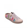 Shu Shop Women's Polka Stripe Slide Sneakers In Multi In Multi