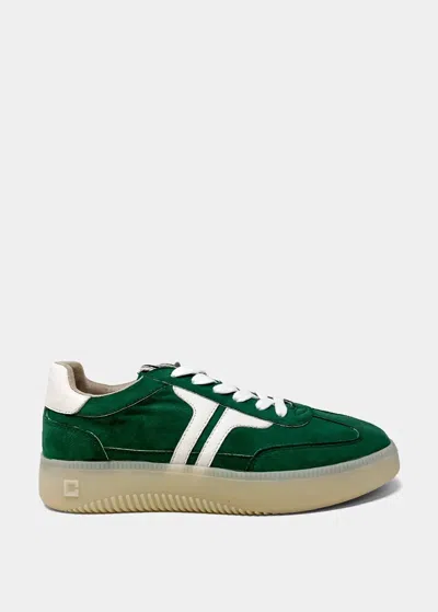 Shu Shop Women's Poppy Sneakers In Green Suede
