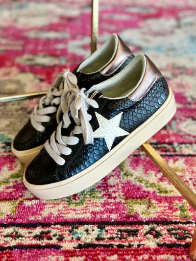 Shu Shop Women's Reba Snake Sneakers In Black