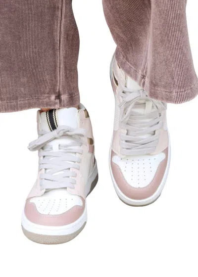 Shu Shop Women's Rebecca High-top Sneaker In Mauve In White