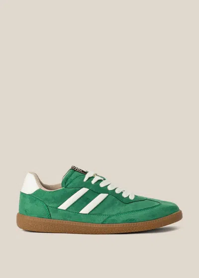 Shu Shop Women's Renee Sneaker In Green Suede