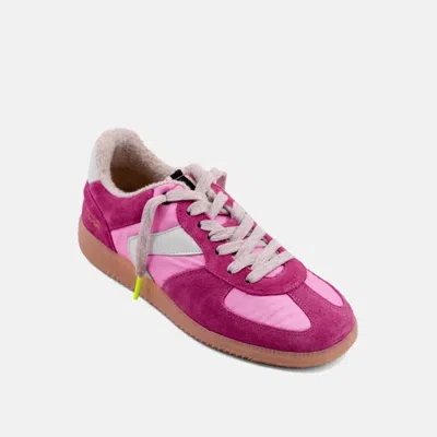 Shu Shop Women's Retro Sneaker With Stripe In Pink