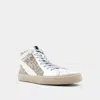 Shu Shop Women Rooney High Top Sneaker In Pearl Glitter In White