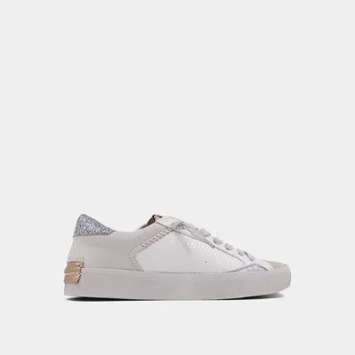 Shu Shop Women's Ruby Sneaker In Bone Snake In White