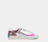 Shu Shop Women's Ruby Sneaker In Silver Distressed In Multi