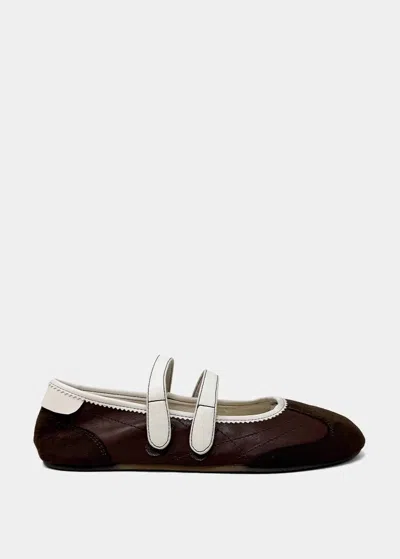 Shu Shop Women's Salome Mary Jane Flat In Brown